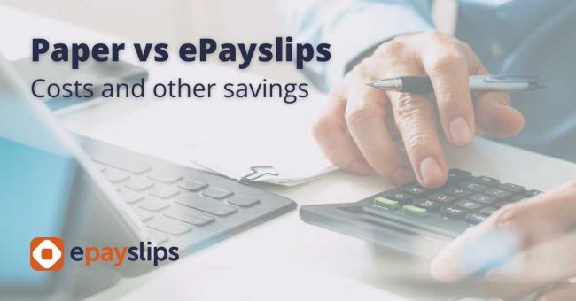 Paper vs ePayslips: costs & other savings 
